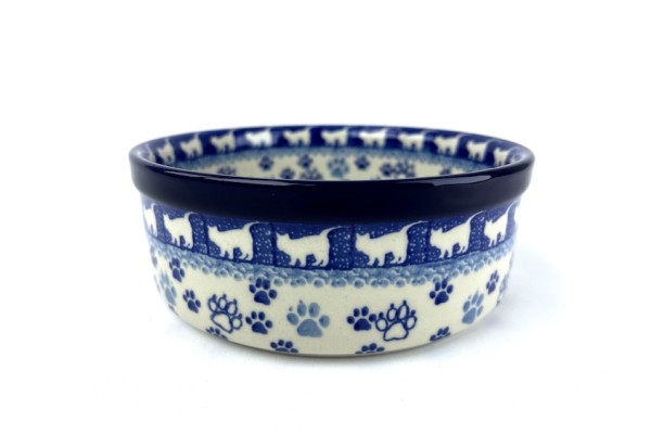 364  Bunzlau Rond  Schaal 1771X 023 Ribbel Schalen Ø 12 cm